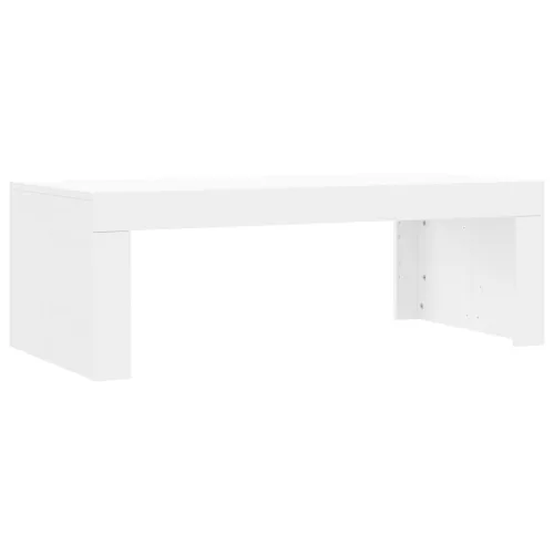 Fehér szerelt fa dohányzóasztal 102x50x36 cm