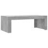Betonszürke szerelt fa dohányzóasztal 102 x 50 x 36 cm