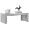 Betonszürke szerelt fa dohányzóasztal 102 x 50 x 36 cm