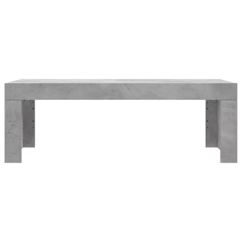 Betonszürke szerelt fa dohányzóasztal 102 x 50 x 36 cm