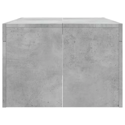 Betonszürke szerelt fa dohányzóasztal 102 x 50 x 36 cm