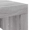 Szürke sonoma színű szerelt fa dohányzóasztal 102 x 50 x 36 cm