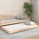 Tömör fenyőfa ágy matrac nélkül 100 x 200 cm