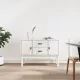 Fehér tömör fenyőfa tálalószekrény 110 x 40 x 78 cm