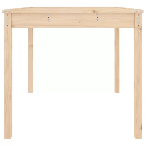 Tömör fenyőfa kerti asztal 82,5 x 82,5 x 76 cm