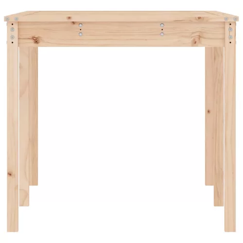 Tömör fenyőfa kerti asztal 159,5 x 82,5 x 76 cm