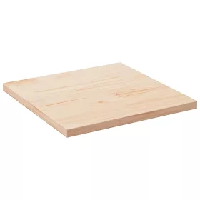 Tömör fenyőfa asztallap 80x80x2,5 cm, négyzet alakú