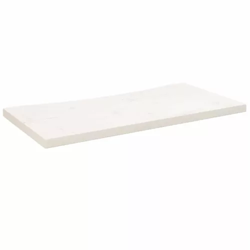 Fehér tömör fenyőfa asztallap 80 x 40 x 2,5 cm