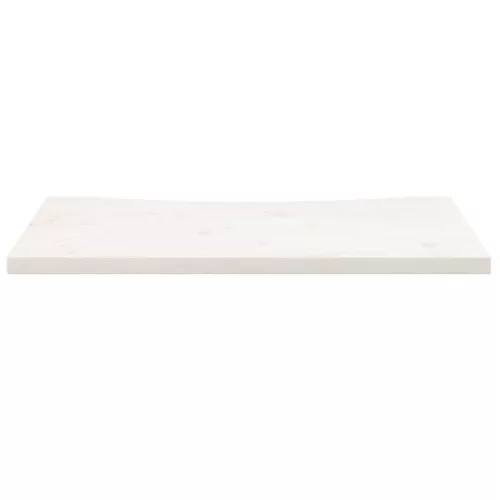 Fehér tömör fenyőfa asztallap 80 x 40 x 2,5 cm