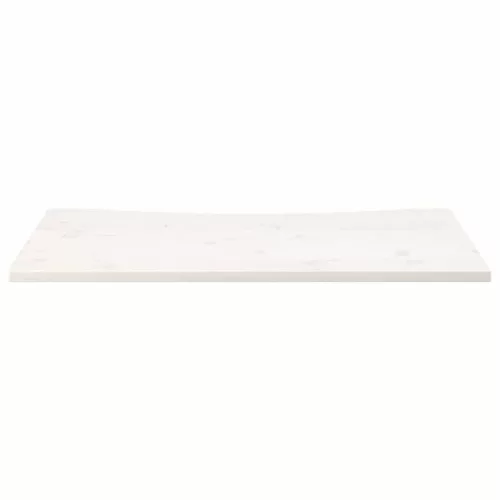 Fehér tömör fenyőfa asztallap 110 x 55 x 2,5 cm