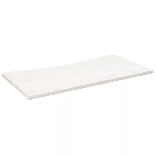 Fehér tömör fenyőfa asztallap 110 x 60 x 2,5 cm