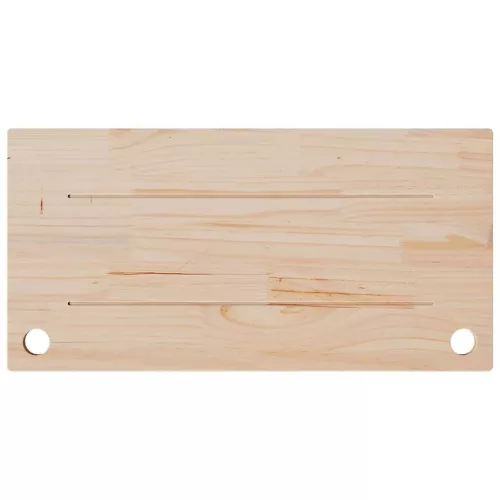 Tömör fenyőfa asztallap 80 x 40 x 2,5 cm