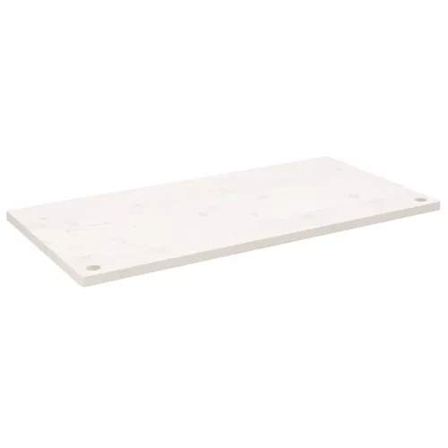 Fehér tömör fenyőfa asztallap 100 x 60 x 2,5 cm