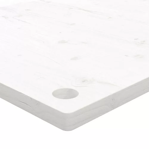 Fehér tömör fenyőfa asztallap 100 x 60 x 2,5 cm