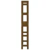 Mézbarna tömör fenyőfa fürdőszoba állvány 63x26x171 cm