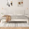 Fehér tömör fenyőfa fali fejtámla 206 x 3 x 63 cm