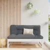Fehér tömör fenyőfa középső kanapé 120 x 80 cm