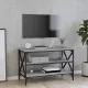 Szürke sonoma színű szerelt fa TV-szekrény 80x40x50 cm