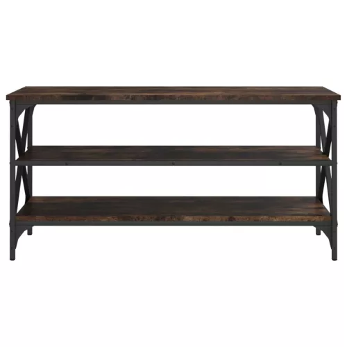 Füstös tölgy színű szerelt fa TV-szekrény 100x40x50 cm