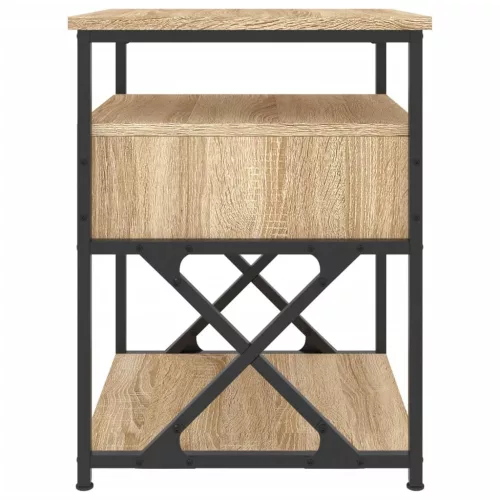 Sonoma tölgy színű szerelt fa éjjeliszekrény 40x42x55 cm