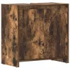 Füstös tölgy színű szerelt fa fürdőszobaszekrény 60x33x61 cm