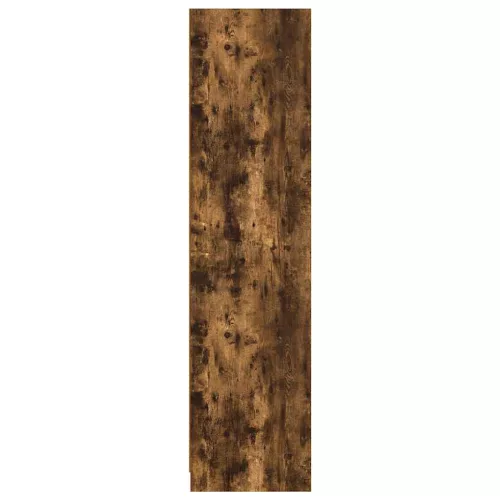 Füstös tölgy színű szerelt fa ruhásszekrény 100 x 50 x 200 cm