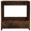 Füstös tölgy színű szerelt fa kisasztal 50 x 26 x 50 cm