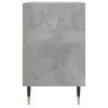 2 db betonszürke szerelt fa éjjeliszekrény 40x30x50 cm