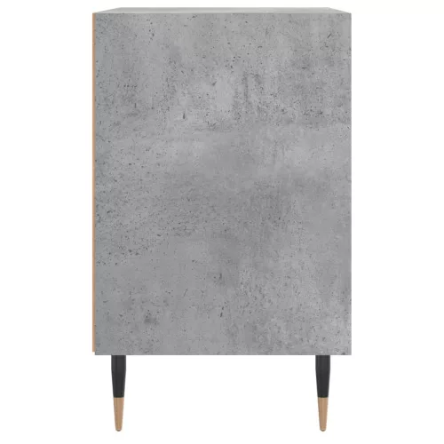 2 db betonszürke szerelt fa éjjeliszekrény 40x30x50 cm