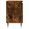 2 db füstös tölgy színű szerelt fa éjjeliszekrény 40x30x50 cm