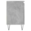 2 db betonszürke szerelt fa éjjeliszekrény 40x30x50 cm