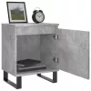 2 db betonszürke szerelt fa éjjeliszekrény 40x30x50 cm