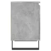 2 db betonszürke szerelt fa éjjeliszekrény 40x30x50 cm