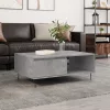 Betonszürke szerelt fa dohányzóasztal 90 x 60 x 35 cm