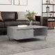 Betonszürke szerelt fa dohányzóasztal 90 x 60 x 35 cm