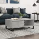Betonszürke szerelt fa dohányzóasztal 90 x 60 x 35 cm
