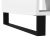Fehér szerelt fa dohányzóasztal 104x60x35 cm
