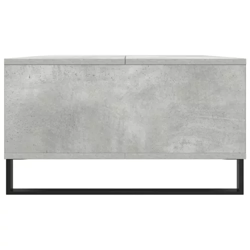 Betonszürke szerelt fa dohányzóasztal 104 x 60 x 35 cm