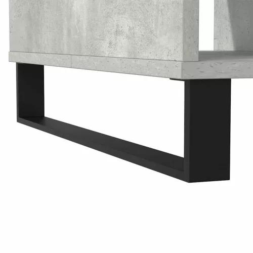 Betonszürke szerelt fa dohányzóasztal 104 x 60 x 35 cm