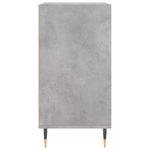 Betonszürke szerelt fa tálalószekrény 57 x 35 x 70 cm
