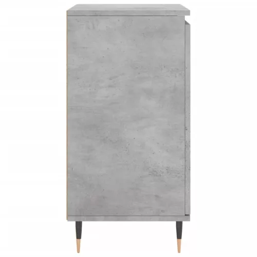 Betonszürke szerelt fa tálalószekrény 60 x 35 x 70 cm