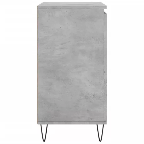 Betonszürke szerelt fa tálalószekrény 60 x 35 x 70 cm
