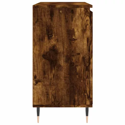 Füstös tölgy színű szerelt fa tálalószekrény 101,5 x 35 x 70 cm