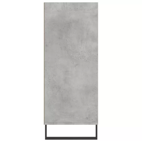 Betonszürke szerelt fa magasszekrény 57 x 35 x 90 cm