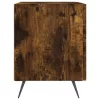 2 db füstös tölgy színű szerelt fa éjjeliszekrény 40x35x47,5 cm