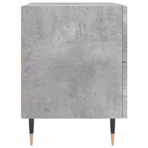Betonszürke szerelt fa éjjeliszekrény 40 x 35 x 47,5 cm