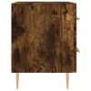 2 db füstös tölgy színű szerelt fa éjjeliszekrény 40x35x47,5 cm