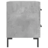 Betonszürke szerelt fa éjjeliszekrény 40 x 35 x 47,5 cm