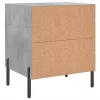 Betonszürke szerelt fa éjjeliszekrény 40 x 35 x 47,5 cm