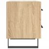 2 db sonoma tölgy színű szerelt fa éjjeliszekrény 40x35x47,5 cm